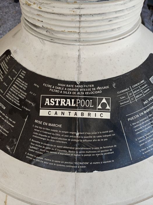 filtro de areia AstralPool Cantabric