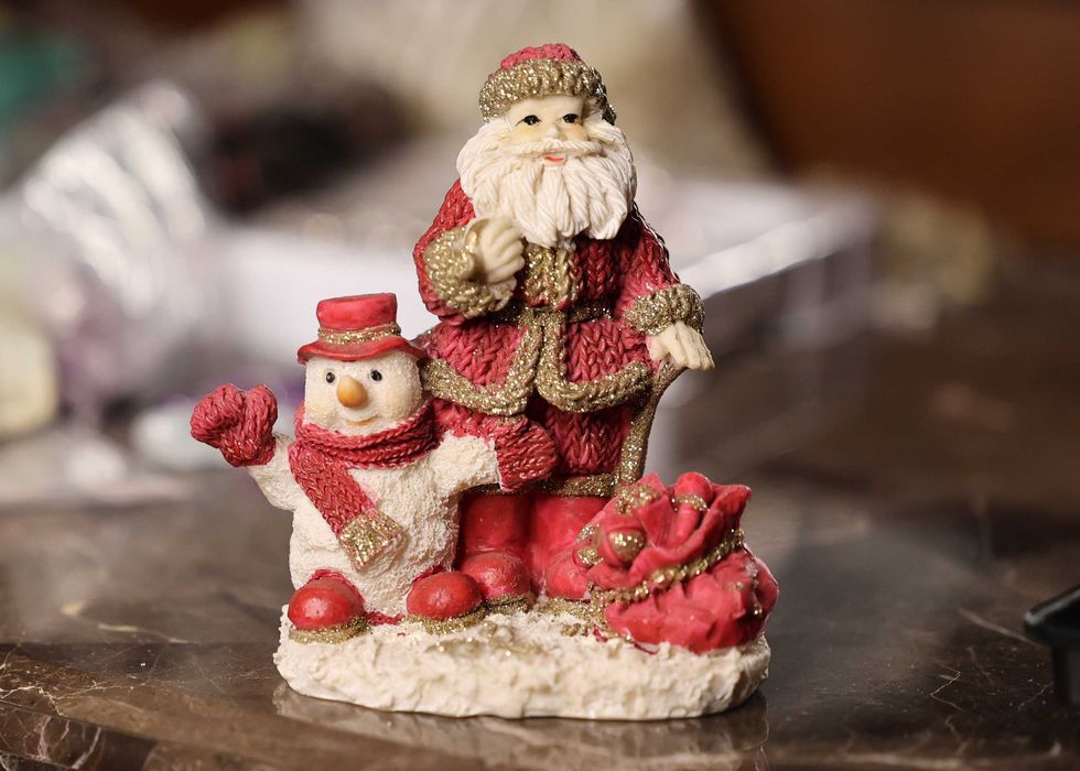 Статуетка фігурка санта клаус йоулупуккі дід мороз сніговик подарунок