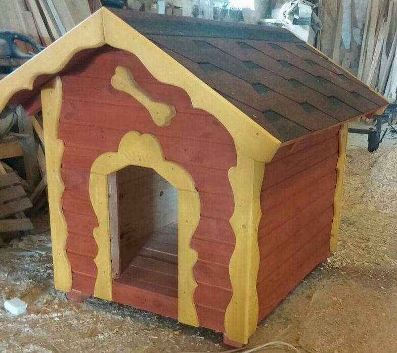 Будка для собаки, утеплена