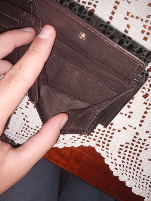 Carteira para cartões e moedas