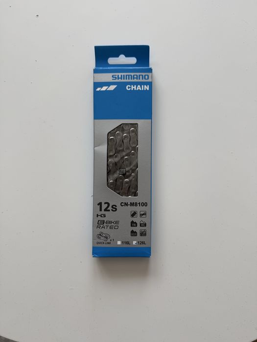 Łańcuch rowerowy Shimano M8100 XT 12s 126 ogniw