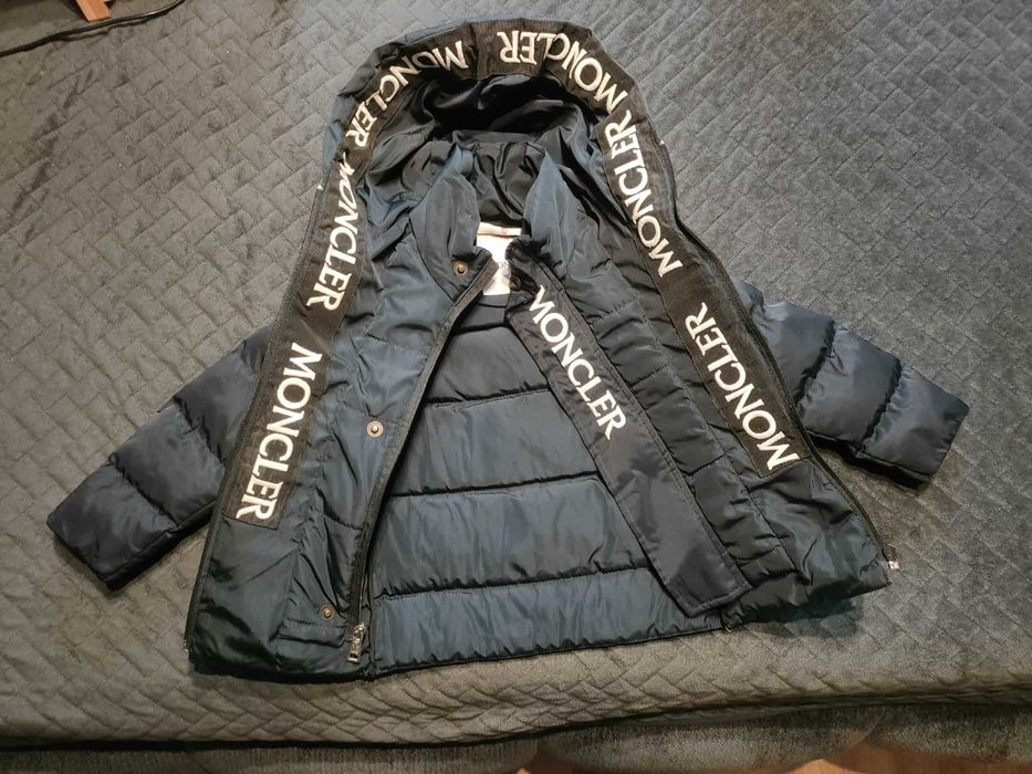 Kurtka dziecięca puchowa zimowa Moncler r. 92-110cm