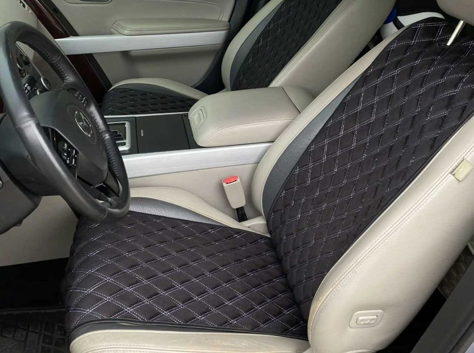 Авто накидки на сиденья авто, чехлы на сиденья, Алькантара LUX
