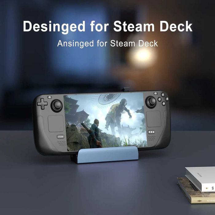 Док-станція Daguaika 6в1 Steam Deck/ROG HDMI/Ethernet/USB 3/USB-C 90W