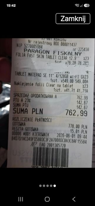 Na sprzedaz Tablet NOWY.