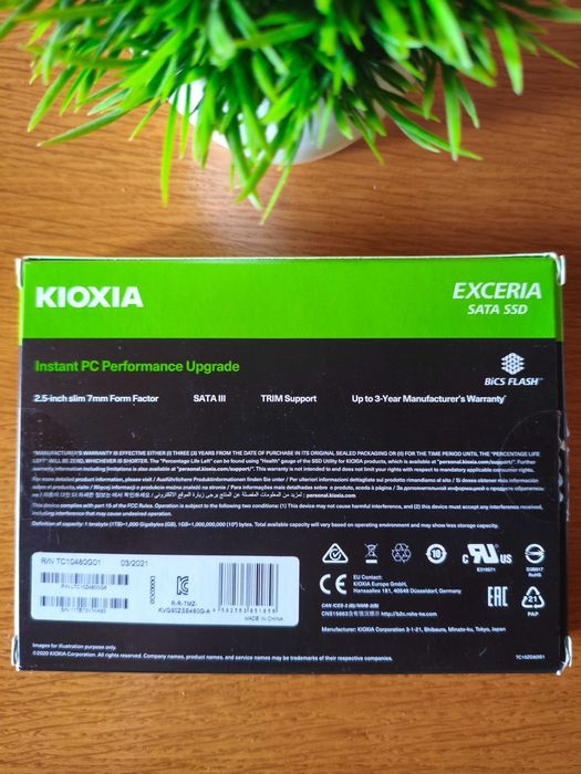 Ssd Kioxia Exceria 480Gb - Bom estado