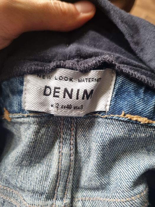 Джинси кльош для вагітних з поясом