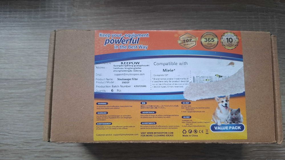 Filtr Hepa Sillar do odkurzacza Miele Compact C1 C2 Complete C2 C3 2 szt
