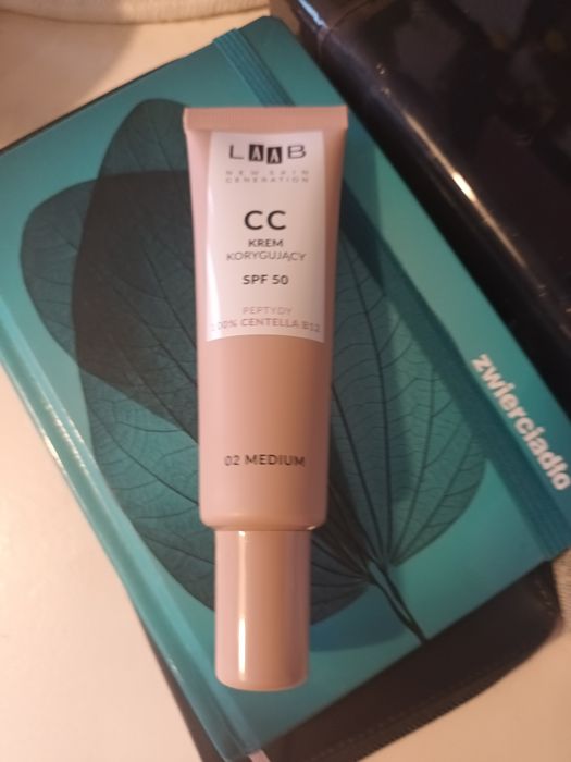 krem korygujący CC, podkład LAAB 02 medium