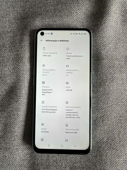 Smartphone Telefon Oppo A52 CPH2069