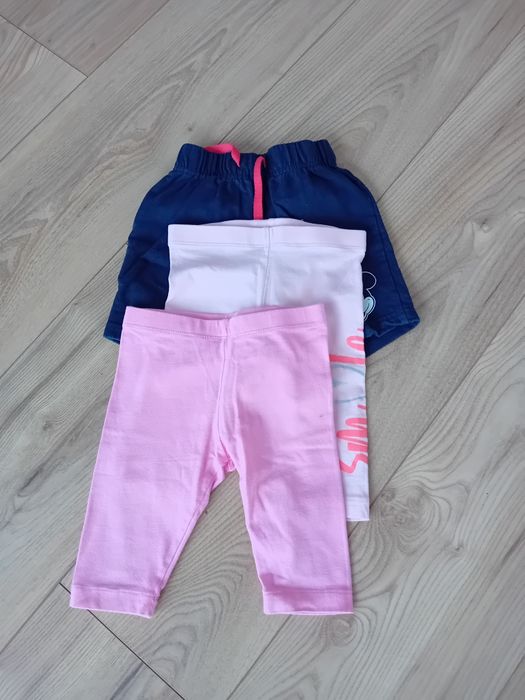 Zestaw  3szt krótkich spodenek r92