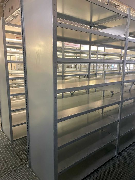 Regały META CLIP H2500xL1300xW700 mm Solidne Ocynk 225kg na półkę!