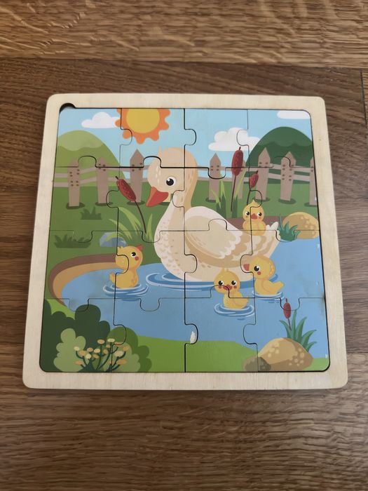 Puzzle com tema de patos