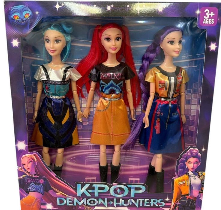 Музичні  ляльки K-Pop Demon Hunters Кейпоп мисливці на демонів 30 см