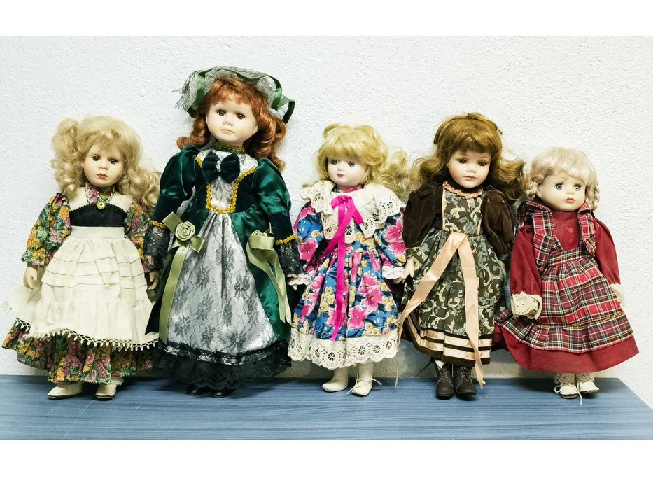 Bonecas Antigas Cara Porcelana