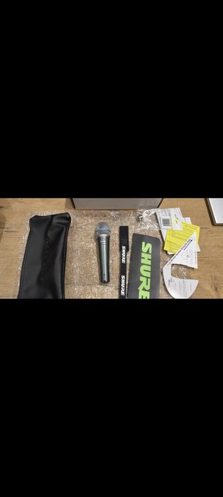 Mikrofon Shure beta 57a użyty przez 30 min