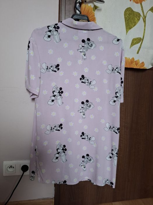 Różowa koszula z krótkim rękawem myszka Miki Disney M