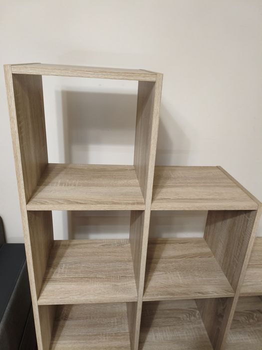 Mebel modułowy schodkowy dąb sonoma wysokość 144 cm stan BDB