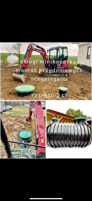 przydomowe oczyszczalnie ścieków montaż i sprzedaż