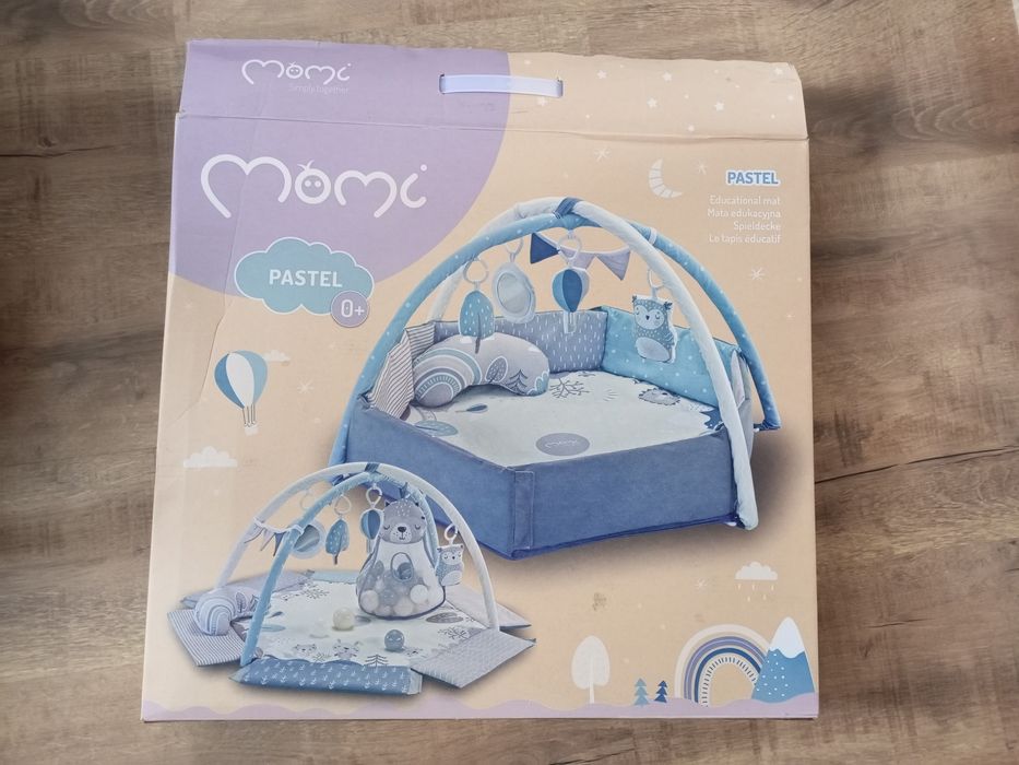 Дитячий розвиваючий килимок Pastel MoMi MAED00017 з кульками