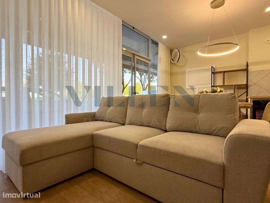 Apartamento T1 mobilado no centro da Trofa