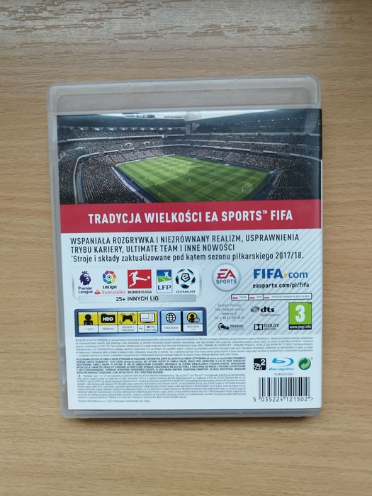 Fifa 18 ps3, PlayStation 3, stan bardzo dobry, wysyłka olx