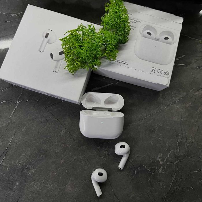 Навушники Apple AirPods (3rd generation) premium якість + чохол в подарунок