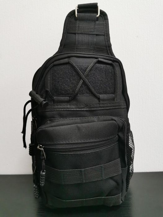 Тактична сумка через плече! Штурмова сумка Військова,сумка чорна
