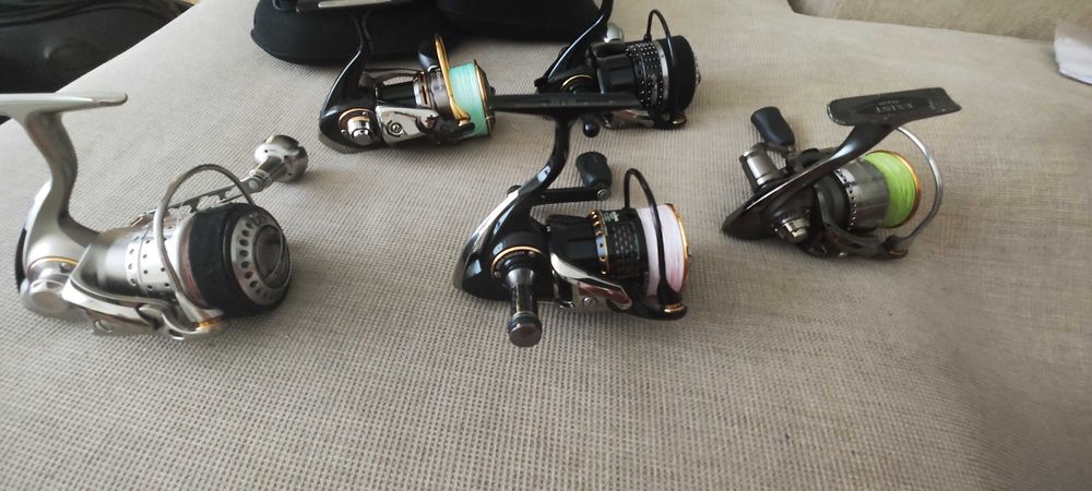 Kołowrotki spinningowe Daiwa i Megabass
