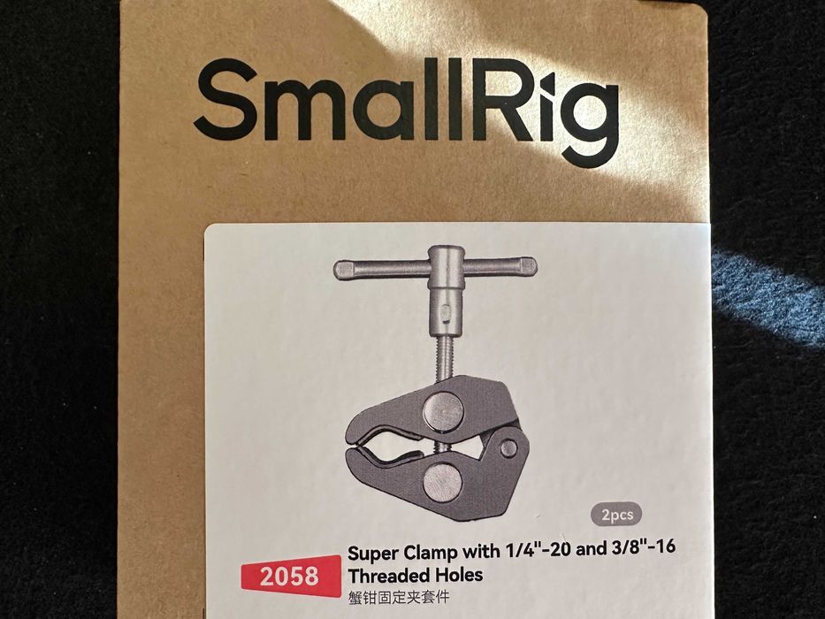 Zacisk uniwersalny SMALLRIG Super Clamp 2058 (2 szt.)