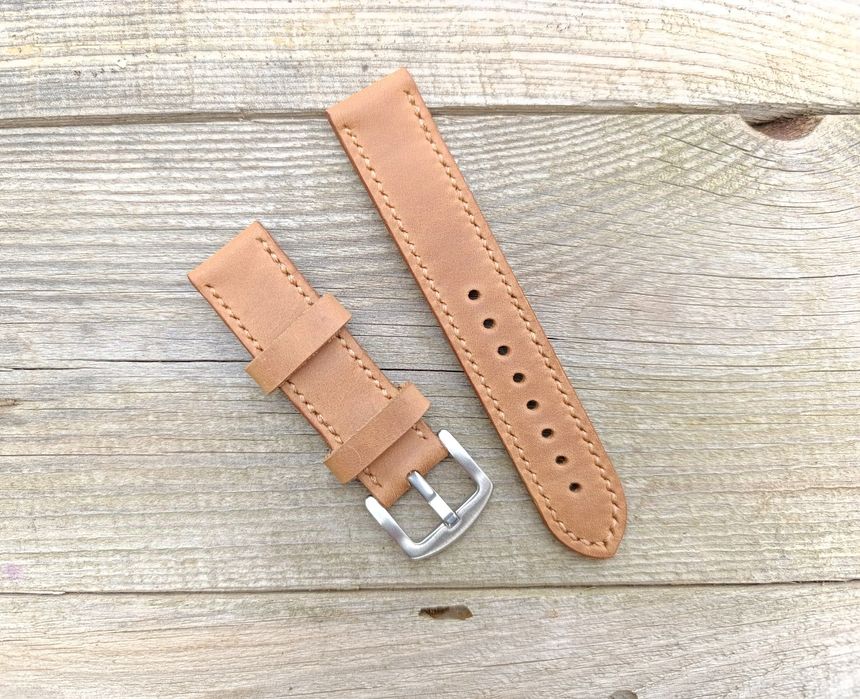 Кожаный ремешок для часов.Шкіряний ремінець для годинника