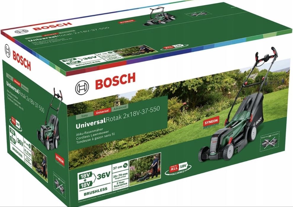 Kosiarka akumulatorowa Bosch 2x18V-37-550