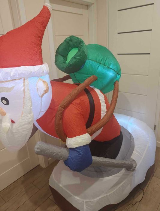 Dmuchany Mikołaj Led 180cm