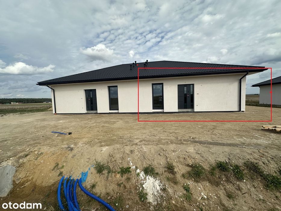 Dom bliźniak 82,07m2 , działka 345m2 , okolice Wielunia