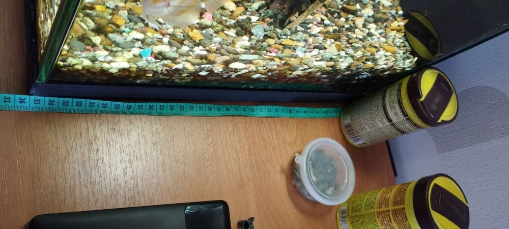 Акваріум б/у на 140 л + лампа