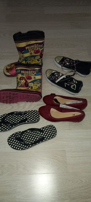 Buty 7 par dziewczęce 35/36