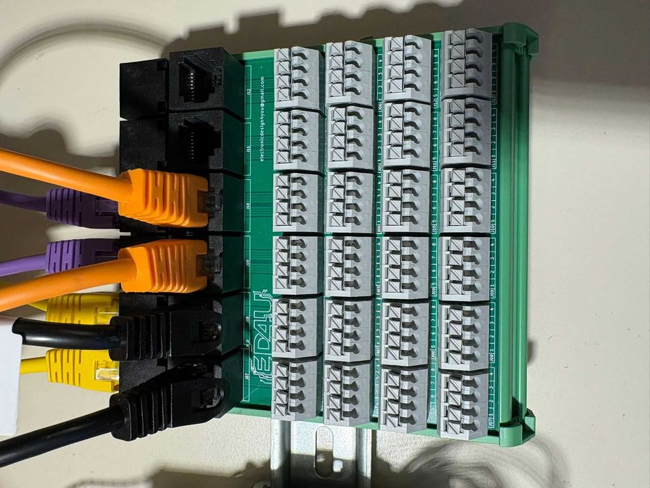 Patchpanel rozdzielczy na szynę DIN IoT Adapter RJ45 Easy Switch