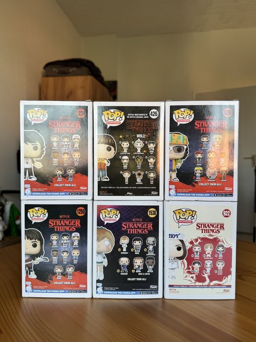 Funko Pop Stranger Things Mike Will Chrissy Robin Eddie Дивні Справи