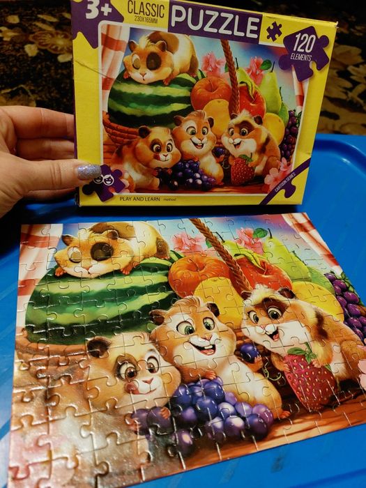 Пазли на 120, 60, ел.