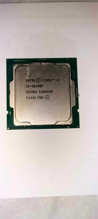 Procesor Intel Core i3-10100F - sprawny, zestaw z chłodzeniem