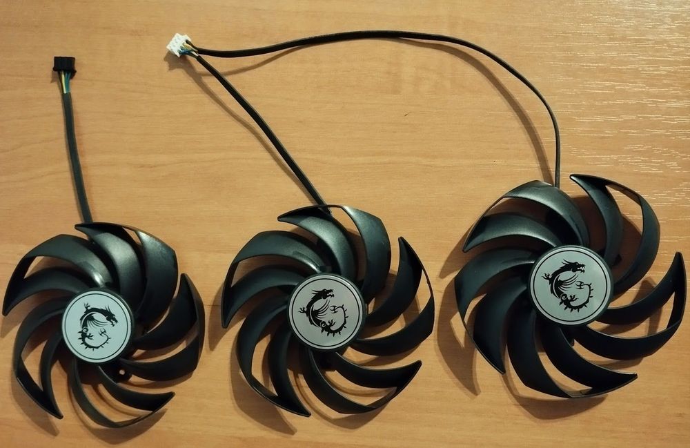 Вентилятор кулер 95mm Pld10010s12hh Pld10010b12hh MSI Gaming X  Armor