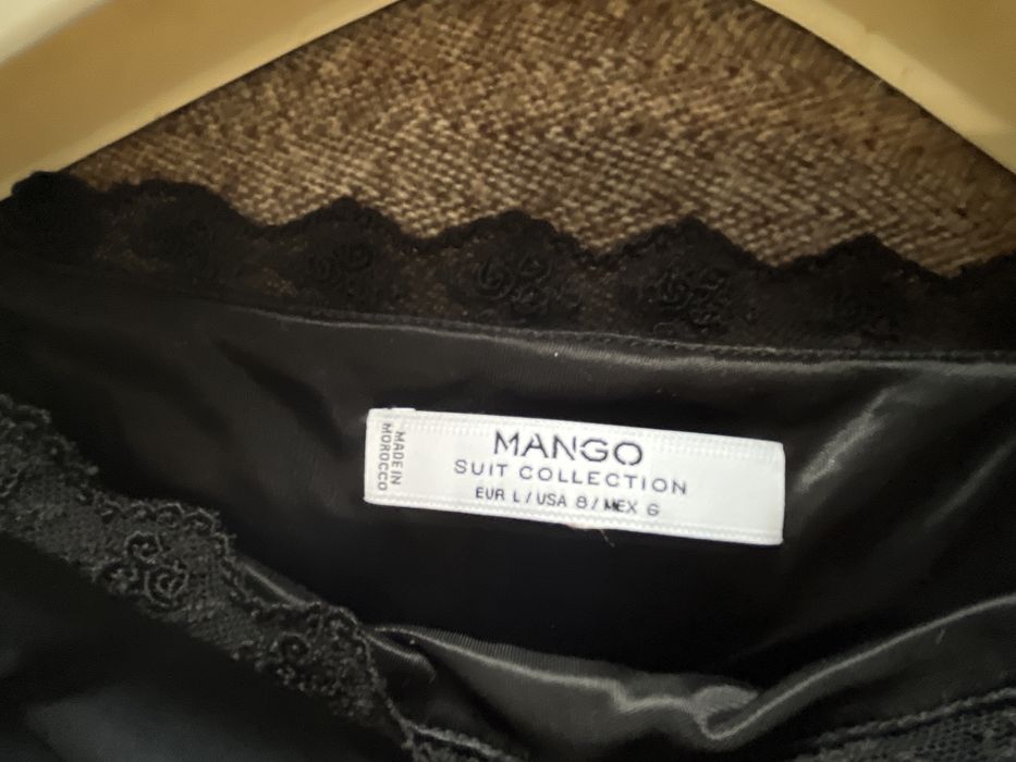 Vestido de festa, comprido da mango