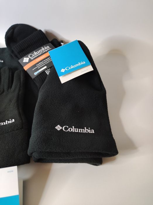 Флисовый Комплект Шапка Бафф и Перчатки с Термо Носками