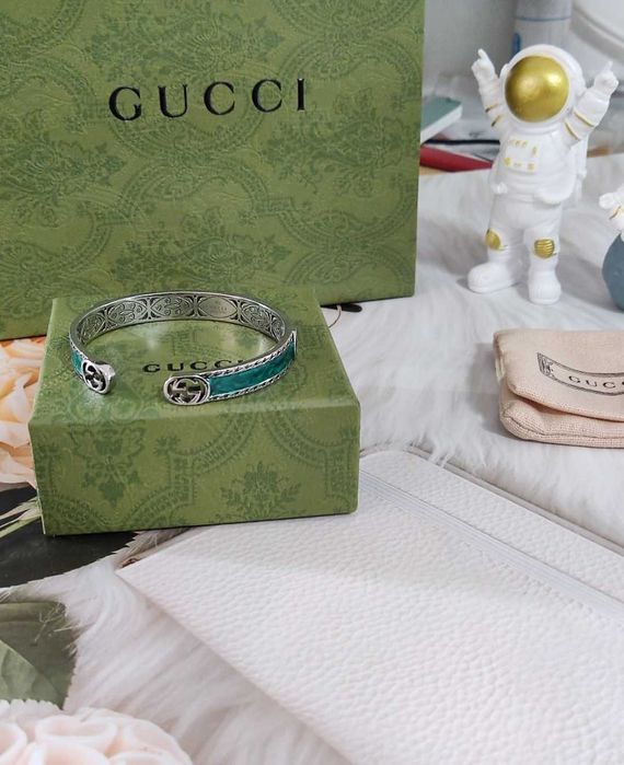 GUCCI Bransoletka emaliowana