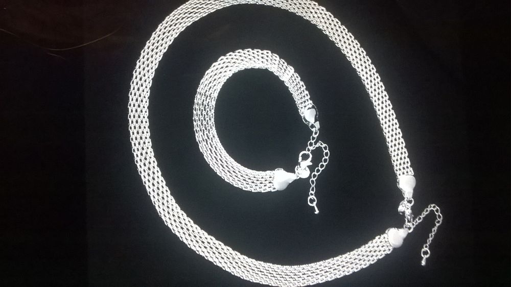 Srebrny 925 kąplet.