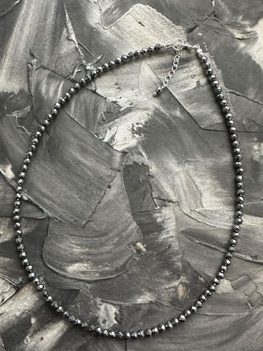 Чокер з гематиту