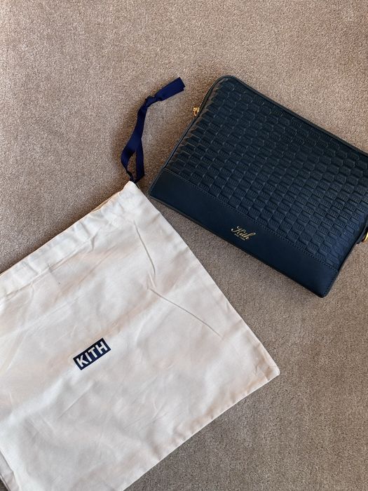 Kith Monogram Leather 11" Tech Case