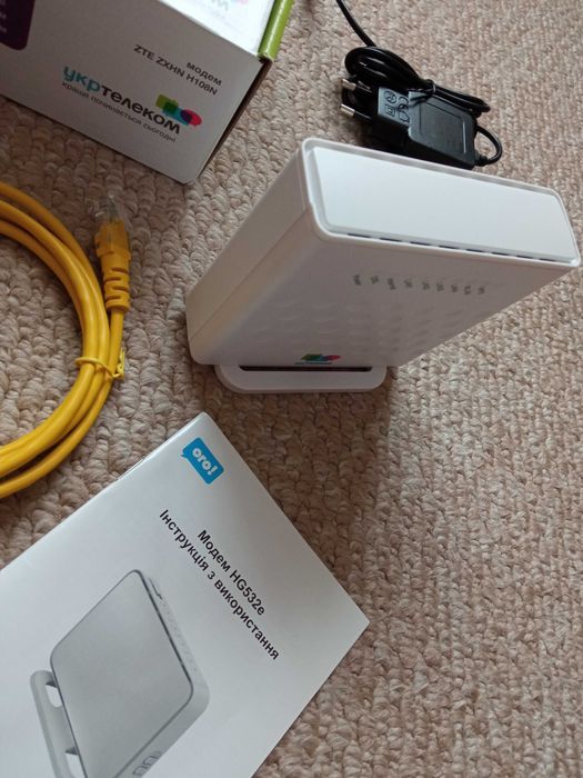 Wi-Fi ADSL модем Укртелеком ZTE ZXHN H108N