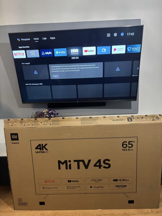 TV 4K 65 polegadas