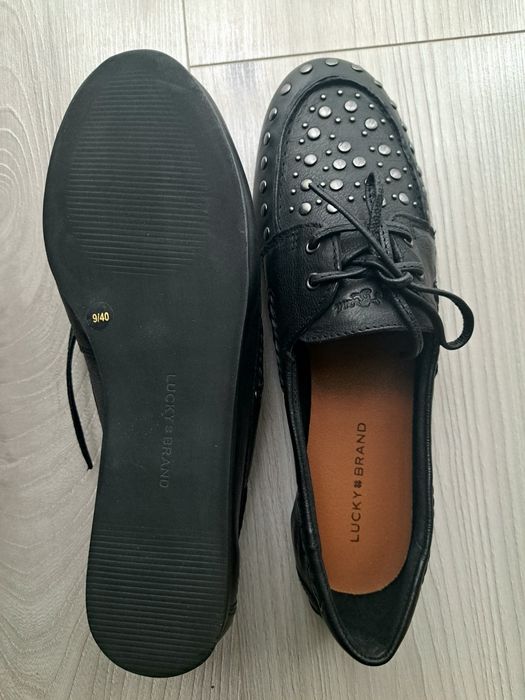 Skórzane mokasyny Lucky Brand Nowe z metka